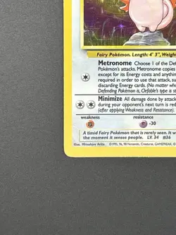 LP Clefable 01/64 Jungle Holo Pokemon Card - Image 4