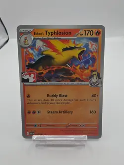 Ethan's Typhlosion 034/182 Rare Prize Pack Series Cards Pokemon Card DEL - Image 1