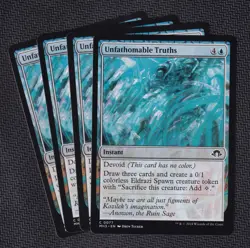 x4 Unfathomable Truths C MTG Modern Horizons 3 NM Regular English - Image 1