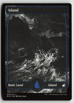 Island (270) Lightly Played 270 Innistrad: Midnight Hunt Magic: The Gathering - Image 1