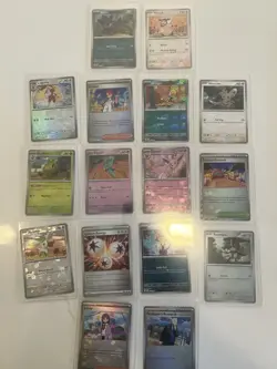 Lot Of Rare Pokemon Cards, Pokeballs And Masterballs 16 Cards - Image 1