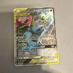 Celebi & Venusaur GX SM167 TAG TEAM GX Holo Promo English HP 270 - Image 1