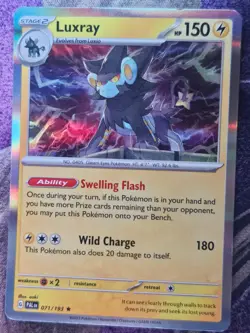Luxray 071/193 Rare Paldea Evolved Pokemon Holo Near Mint - Image 1