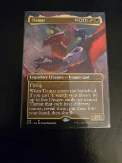 Tiamat (Borderless) Adventures in the Forgotten Realms Regular - Image 1