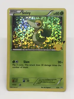 Pokemon TCG Snivy 5/25 HOLO 25th Anniversary Mcdonalds Promo 2021 Card - Image 1