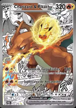 Pokemon Charizard & Pikachu Alternative Art Spanish - Image 1