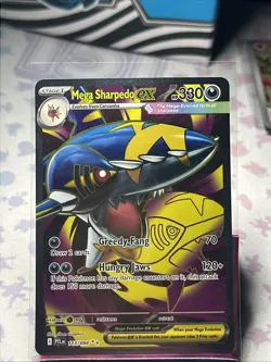 Pokemon Mega Sharpedo EX Holo Ultra Rare 113/94 - Image 1