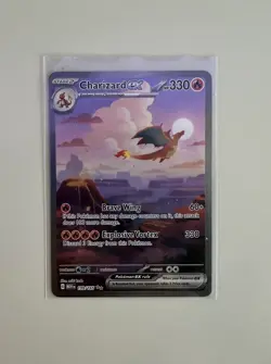 Pokemon Charizard ex 199/165 Special Illustration Rare Holo SV:151 NM - Image 1