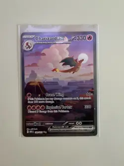 Pokemon Charizard ex 199/165 Special Illustration Rare Holo SV:151 NM - Image 2