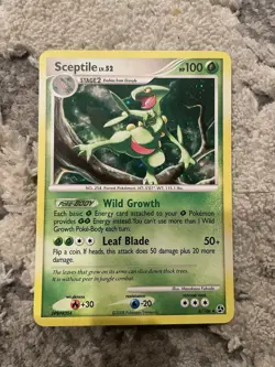 Pokemon Sceptile 8/106 Great Encounters Holo NM - Image 1