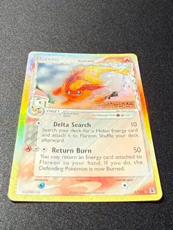Pokemon TCG Flareon Delta Species 5/113 Delta Species Reverse Holo Stamped - Image 2