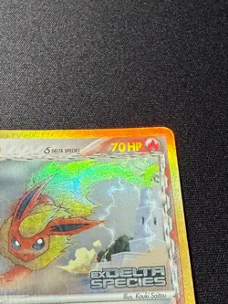 Pokemon TCG Flareon Delta Species 5/113 Delta Species Reverse Holo Stamped - Image 3