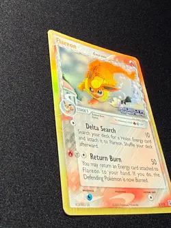 Pokemon TCG Flareon Delta Species 5/113 Delta Species Reverse Holo Stamped - Image 4