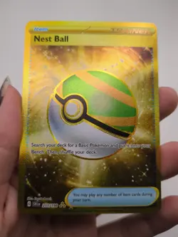 Pokemon Nest Ball EX 255/198 Secret Rare Holo (NM) - Image 1