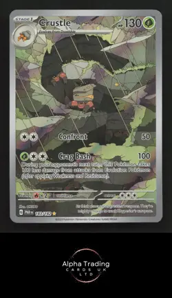 Crustle 183/182 Illustration Rare Paradox Rift Pokemon Near Mint - Image 1