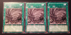 Yu-Gi-Oh! 3x Twister, STON-DE042, Rare, 1. Auflage, Deutsch, EX/EX/GD - Image 1