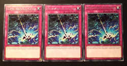 Yu-Gi-Oh! 3x Netzwerk-Fallgrube, MP19-DE050, Rare, 1./2. Auflage, Deutsch, EX - Image 1