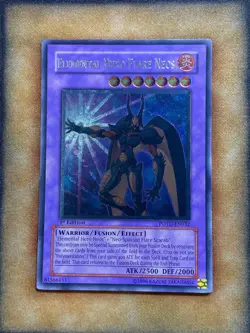 Yugioh Elemental Hero Flare Neos POTD-EN032 Ultimate Rare 1st Ed NM - Image 1