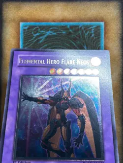 Yugioh Elemental Hero Flare Neos POTD-EN032 Ultimate Rare 1st Ed NM - Image 2