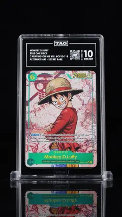 Monkey.D.Luffy OP13-118 TAG10 TCG One Piece Alt Art SEC - Image 1