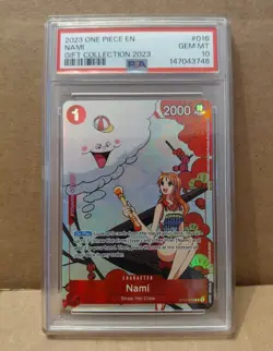 One Piece Nami #016 Gift Coll 2023 Promo ENGLISH PSA 10 - Image 2
