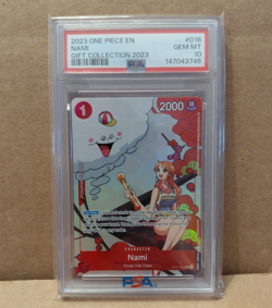 One Piece Nami #016 Gift Coll 2023 Promo ENGLISH PSA 10 - Image 5