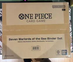 One Piece TCG English Seven Warlords Of The Sea Binder Set SEALED/NEW - Image 1