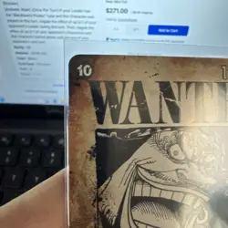 Marshall.D.Teach OP09-093 Wanted Poster Emperors in the New World One Piece TCG - Image 2