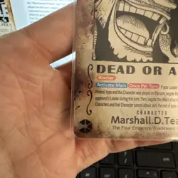 Marshall.D.Teach OP09-093 Wanted Poster Emperors in the New World One Piece TCG - Image 5
