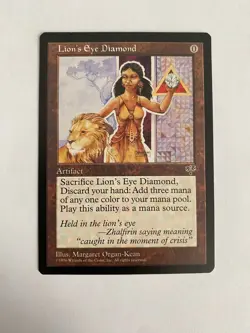 Magic the Gathering Lion's Eye Diamond Mirage LP - Image 1