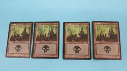 4x SWAMP ODYSSEY (339) BASIC LAND MTG MAGIC GATHERING X4 2x LP / 2x MP - Image 1