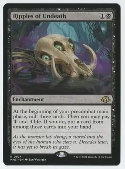 MTG Modern Horizons 3 RIpples of Undeath #107 Rare - Image 1
