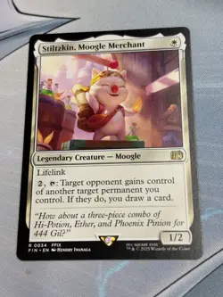 MTG Stiltzkin, Moogle Merchant English Final Fantasy FIN NM R0034 - Image 1