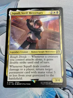MTG Squall, SeeD Mercenary English Final Fantasy FIN NM R0243 - Image 1