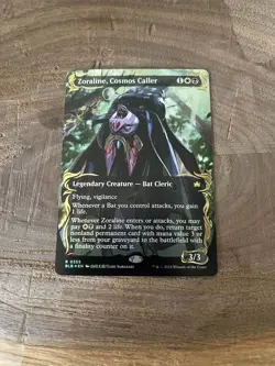 Zoraline, Cosmos Caller (0355) *RAISED FOIL BORDERLESS* Bloomburrow MT/NM MTG - Image 1