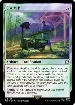 MTG FOIL C.A.M.P. Surge Foil - Fallout Commander #657 - Image 1