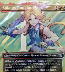 (Surge Foil) Zidane, Tantalus Thief (Borderless) (FIN 0550) Final Fantasy Foil - Image 2