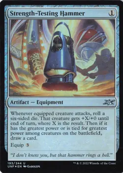 Strength-Testing Hammer U Unfinity 193 Lightly Played foil - Image 1