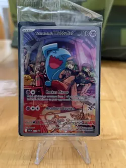 TEAM ROCKET'S WOBBUFFET POKEMON SV: SCARLET & VIOLET PROMO CARD #203 SEALED - Image 1