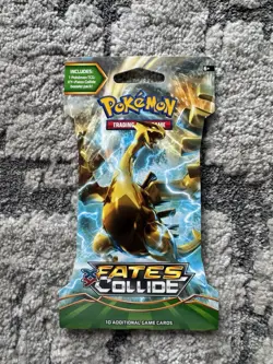 Pokemon TCG Fates Collide Booster Pack English 2016 10 Cards Unweighed - Image 1