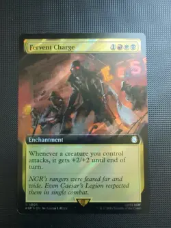 Fervent Charge (Extended Art) (Surge Foil) Universes Beyond: Fallout Foil - Image 1
