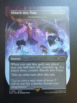 Absorb Into Time / Temporal Extortion - MTG Secret Lair Regular #1859 - Image 1