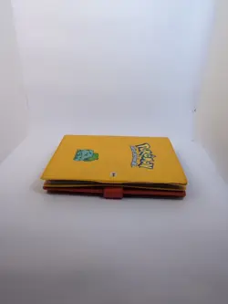 Vintage Pokemon 1999 Yellow Bulbasaur And Red Pikachu 4 Pocket Binder Rare 90s - Image 4