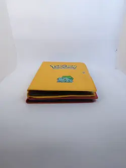 Vintage Pokemon 1999 Yellow Bulbasaur And Red Pikachu 4 Pocket Binder Rare 90s - Image 5