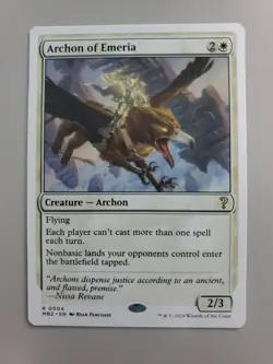 MTG Archon of Emeria Mystery Booster 2 White Border Rare - Image 1