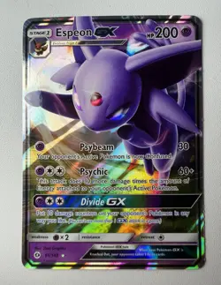 Pokemon Co Espeon GX 61/149 SM Base Set Ultra Rare Holo Eng Stage 1 200HP - Image 1