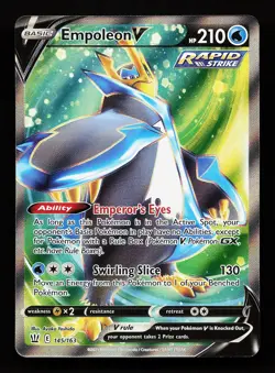 Empoleon V 145/163 Ultra Rare Battle Styles Pokemon Card - Image 1