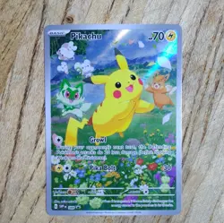 Pokemon Pikachu TCG #088 SVP Black Star Promo Holo Full Art - Image 1