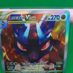 LUCARIO VSTAR SWSH291 HOLO SWORD & SHIELD POKEMON TCG Black Star PROMO Near Mint - Image 2