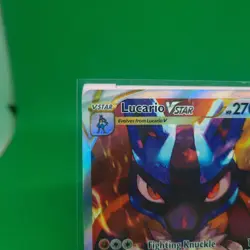 LUCARIO VSTAR SWSH291 HOLO SWORD & SHIELD POKEMON TCG Black Star PROMO Near Mint - Image 3